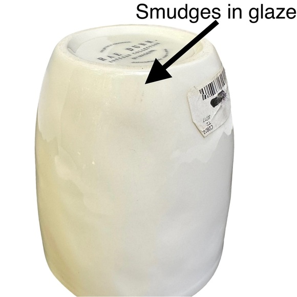 Rae Dunn Be In THE MOmeNt Mug Coffee Tea White with Red Interior Dimples 2017 OG - Picture 8 of 15